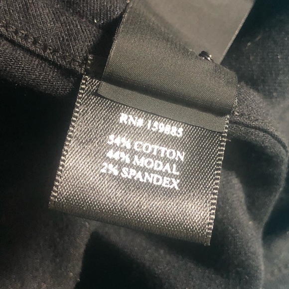 NWT Bobi Square Neck Shirred Tank in Black - Size XS - Picture 6 of 7